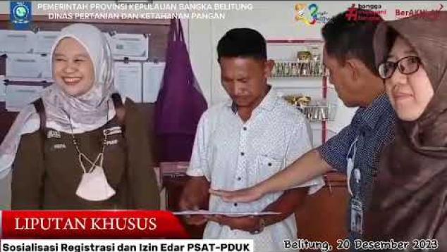 Embedded thumbnail for Sosialisasi Registrasi dan Izin Edar PSAT